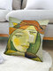 1 Pc Multicolor Cartoon Character Pattern Print Linen Pillowcase Throw Pillow Cover Sofa Home Car Cushion Cover - #03