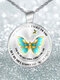 Vintage Dragonfly Women Necklace Hummingbird Butterfly Glass Pendant Necklace - #06