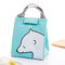  Cartoon Animal Painted Waterproof Lunch Bag Aluminum Foil Insulation Package Picnic Fresh Keep Bag  - #4