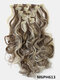23 Colors 16 Clip Long Curly Wig Piece High Temperature Fiber Fluffy Non-Marking Hair Extension - 20