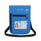 Nylon Passport Storage Bags Casual Shoulder Bags Crossbody Bags For Women Men - Blue