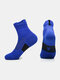 Men Cotton Non-slip Quick-drying Socks Breathable Sweat-absorbent Sports Socks - Blue2