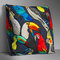 Capa de almofada de papagaio tropical de dupla face, sofá doméstico, escritório Soft, fronhas decorativas artísticas - #7