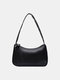 Women Casual Solid Phone Shoulder Bag - Black