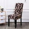European Universal Seat Stuhlbezug Eleganter Spandex Elastic Stretch Stuhlbezug Dining Room Home - #3