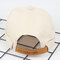 Men & Women Unisex Cotton Letter Pattern Rolled Cuff Brimless Retro Skull Caps Adjustable Worker Hat - Beige