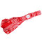 Flower Yoga Sports Elastic Band Headdress Day Hairband Mask Anti-leather Button Headband - Red