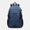 Men Outdoor USB Charging Waterproof Travel Backpack - Blue