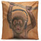 Cute Cartoon Animals Koala Dog Orangutan Throw Pillow Case Sofa Car Office Cushion Cover - #5