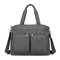 Women Nylon Large Capacity Handbag Multi-pocket Crossbody Bag - Gray