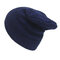 Women Mens Solid Woolen Knit Beanie Cap Ear Protection Windproof Fashion Warm Hat  - #5