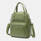 Waterproof Leisure Large Capacity Casual Backpack For Women - Green