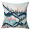 Modern Forest Abstract Landscape Linen Cushion Cover Home Sofa Throw Pillowcases Home Decor - #5
