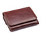 RFID Antimagnetic Genuine Leather Vintage Multi-Card Slots Tri-fold Wallet For Men - #03