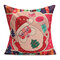 Christmas Santa Cotton Linen Pillow Case Cushion Cover - #1