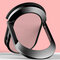 3 in 1 Metal Strong Adhesive 360 Degree Rotation Finger Ring Stand Phone Holder  - Pink