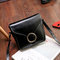 Vintage PU Leather Phone Bag Shoulder Bags Crossbody Bag - Black
