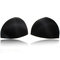 Women Sexy Replace Insert Bras Pad Triangle Removable Chest Pads - Black