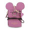 Women Cute Animal Shape Card Holder Wallet Purse Neck Bag  - Pink 1