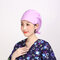 Doctor's Surgical Cap Beauty Strap Solid Color Beautician Hat Scrub Caps - Light Purple