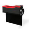 Car Seat Storage Box Gap Storage Bag Garbage Car Multi-Function Leather Water Cup Holder - Black1