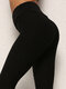 Famous Tiktok Bubble High Waist Buttocks Yoga Leggings For Women - Black