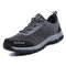Men Comfy Hiking Shoes Slip Restance Climbing Sneakers - Grey