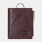 Men Genuine Leather RFID 5 Card Slots Key Removable Anti theft Wallet Purse - Coffee