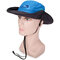 Mens Foldable Quick Dry Thin Visor Bucket Hats Fisherman Hat Outdoor Climbing Mesh Sunshade Cap - Blue
