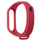 Replacement Silicone Sports Soft Wrist Strap Bracelet Wristband - Red