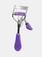 Stainless Steel And Plastic Wide-angle Comb Eyelash Curler Natural Eyelash Curl Auxiliary Tool - Purple