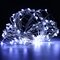 10M 100LEDs Battery Powered Waterproof Silver Wire String Light For Wedding Party Decor  - White