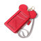 Women Touch Screen Cute Animal Shape Card Holder 4.7inch/5.5inch Phone Bag Coin Purse - Red