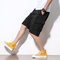 Seasons New Large Size Tooling Shorts Men Ins Loose Trend Five Pants Versatile - Black