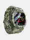 Ocean IP68 Waterproof Multi Sport Modes Tracker Outdoor Wristband Heart Rate Monitor Military Smart Watch - Green