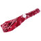 Flower Yoga Sports Elastic Band Headdress Day Hairband Mask Anti-leather Button Headband - Wine Red