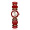 SOXY Luxury Watch Circle Simple Women Watch Minimalist Watches - Red