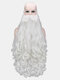 Santa Claus Head Cover Beard High Temperature Fiber Wigs Christmas Cosplay Kit - 31.50in Beard