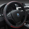Funda de cuero universal para volante para Volkswagen Buick Cruze Accesorio transpirable Coche - Rojo