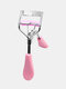 Stainless Steel And Plastic Wide-angle Comb Eyelash Curler Natural Eyelash Curl Auxiliary Tool - Light Pink
