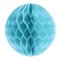 6'' Tissue Paper Pom Poms Honeycomb Ball Lantern Wedding Party Home Table Decor - Light Blue