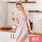 Yao Ting New Simulation Silk Pajamas Ladies Season Lace Sexy Strap Nightdress Home Service Dq1118 - Pale pinkish purple