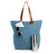 Brenice Vintage Casual Canvas Backpack Handbag For Women Men - Blue