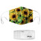 PM2.5 7-piece Gasket Daisy Gasket Sunflower Print Anti-fog Dust-proof Masks - #02