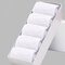 Mens Fall Winter Cotton Solid Color Deodorant Breathable Six Pairs Package Casual Socks - White