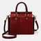 حقيبة كروس متعددة الوظائف من المايكروفايبر للنساء - أحمر