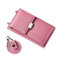 Candy Color Phone Bag Wallet Crossbody Bag Shoulder Bags Purse For Women - Purple