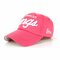 Men Women Baseball Cap Golf Hats Hip Hop Fitted Polo Hats  - Rose Red