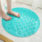 Non-slip Bath Mats Bathroom Circle PVC Bathmats Home Kitchen Floor Mats For Toilet Bathroom Carpet Shower Mat Bath Rug - Green
