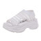 Women Fish Mouth Sports Sandals - White